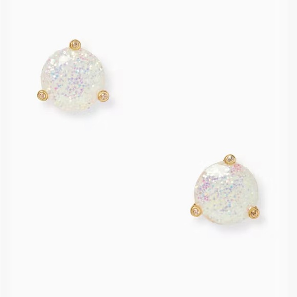 kate spade Jewelry - Kate Spade Rise and Shine Glitter Stud Earrings with dust bag